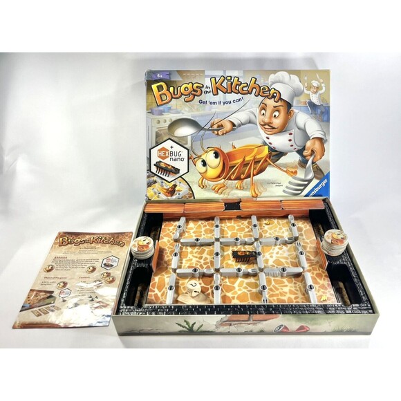 Ravensburger Bugs In The Kitchen Game Hex Bug Nano Complete Tested - Picture 3 of 13